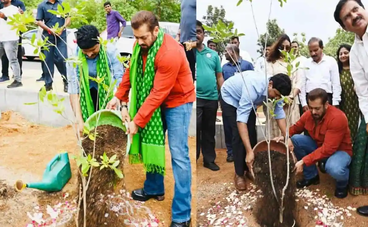 সালমানের উপস্থিতিতে গাছ লাগানোর কর্মসূচি, বৃক্ষরোপণ উৎসব।. Channel i News - চ্যানেল আই নিউজ