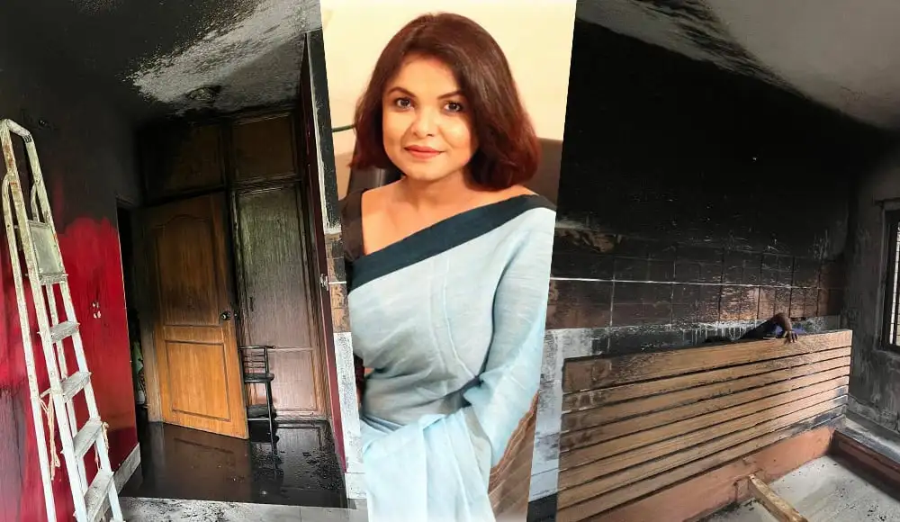 শাওনের মায়ের বাসায় এসি বিস্ফোরণে ক্ষতিগ্রস্ত স্থান ও একজন নারী. Channel i News - চ্যানেল আই নিউজ