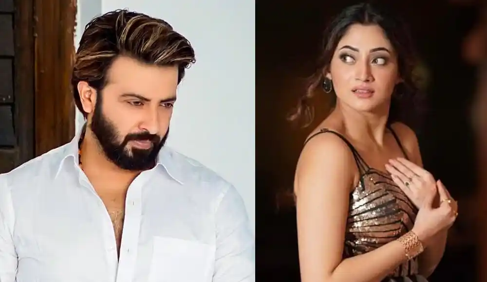 শাকিব খানের প্রযোজনায় নতুন ছবির নায়িকা পূজা, সুন্দর পোশাক পরা. Channel i News - চ্যানেল আই নিউজ