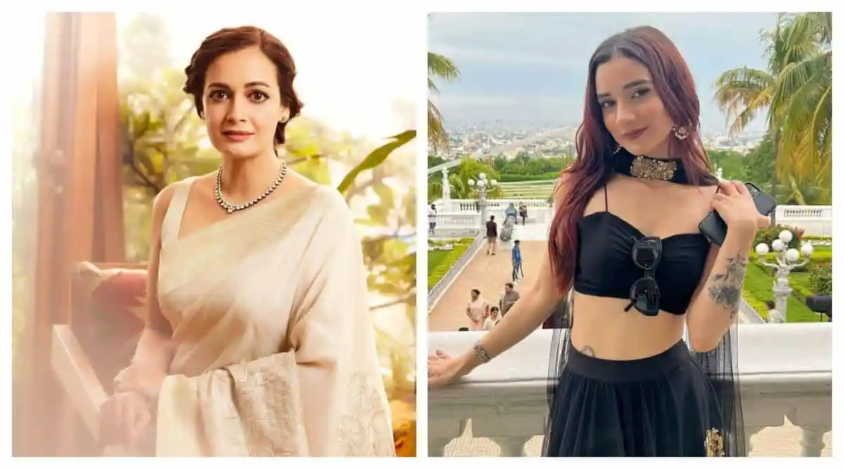 দিয়া মির্জা সুন্দর পোশাক পরা, হাস্যোজ্জ্বল ছবি. Channel i News - চ্যানেল আই নিউজ