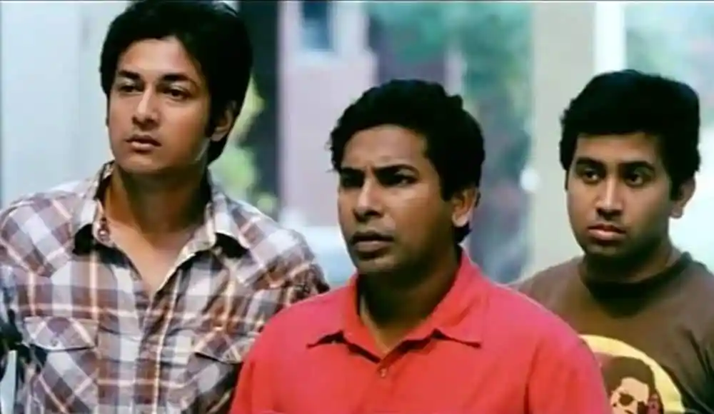 দারুচিনি দ্বীপের নাটকের তিনজন অভিনেতা একসঙ্গে দৃশ্যের মধ্যে. Channel i News - চ্যানেল আই নিউজ