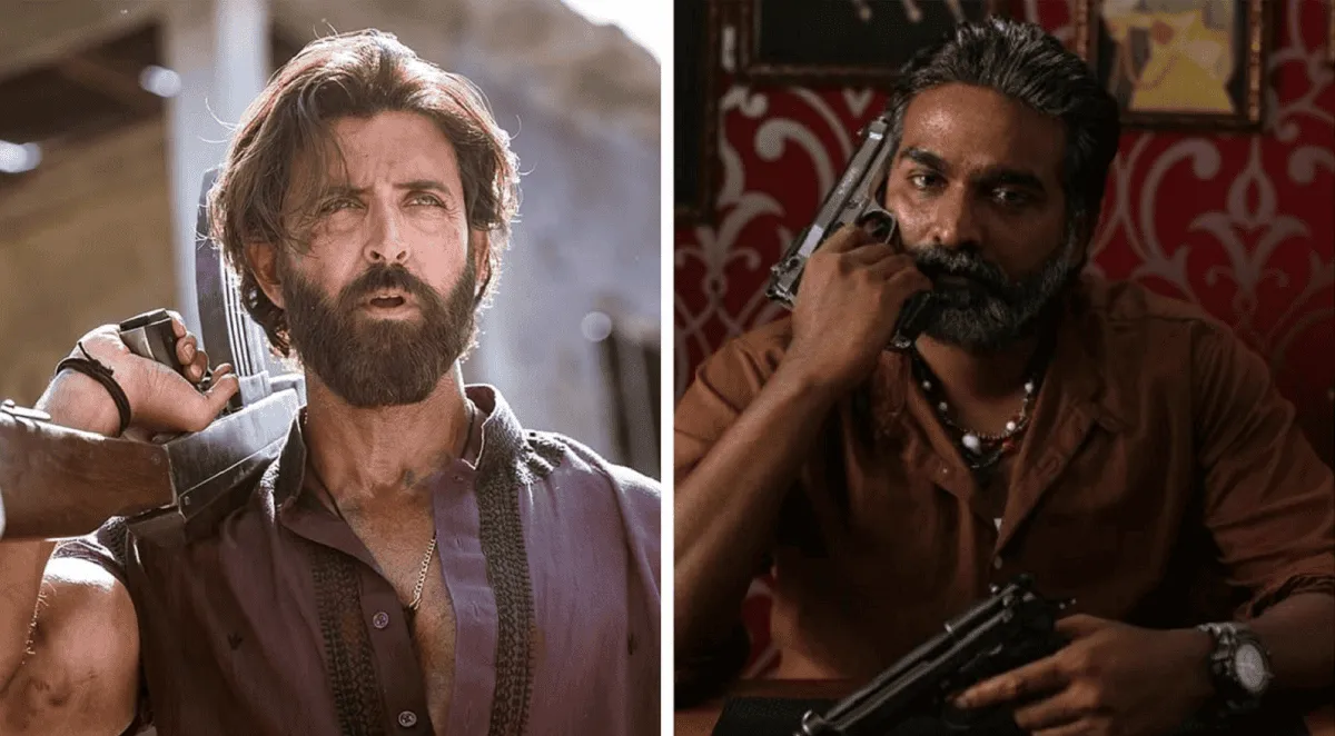 Two male actors in intense scenes from popular Indian movies. Channel i News - চ্যানেল আই নিউজ