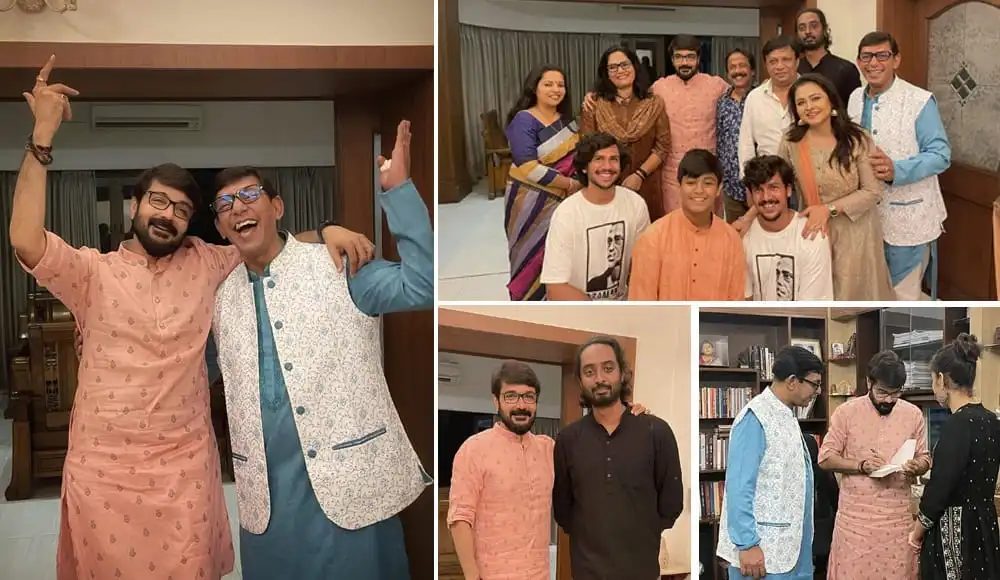 বাংলাদেশি অভিনেতা ও অভিনেত্রীরা পারিবারিক অনুষ্ঠানে একসঙ্গে হাসি-খুশি. Channel i News - চ্যানেল আই নিউজ