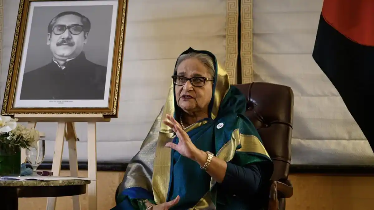 বাংলাদেশের রাষ্ট্রপতি শেখ হাসিনা ভাষণ দিচ্ছেন. Channel i News - চ্যানেল আই নিউজ