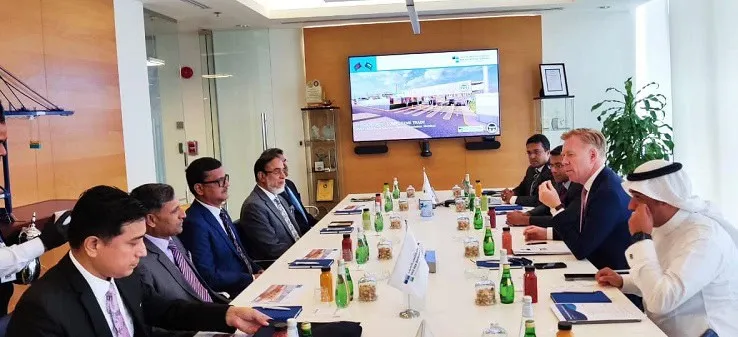 বাংলাদেশ ও সৌদি কোম্পানির প্রতিনিধিদের বৈঠক, পতেঙ্গা কন্টেইনার টার্মিনাল আধুনিকীকরণ আলোচনা. Channel i News - চ্যানেল আই নিউজ