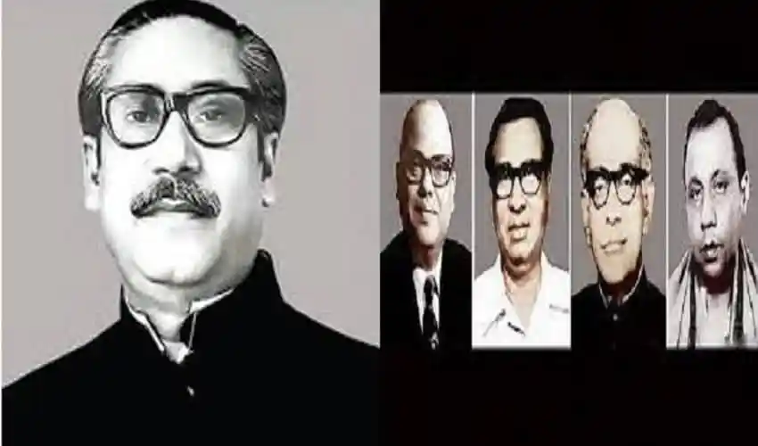 বঙ্গবন্ধু ও জেল হত্যার নেপথ্যের কুশীলবদের ছবি. Channel i News - চ্যানেল আই নিউজ