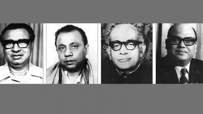চতুর্দশ জেলহত্যা স্মরণে চারজন শহীদ মুক্তিযোদ্ধার ছবি. Channel i News - চ্যানেল আই নিউজ