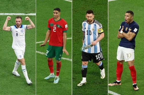বিশ্বকাপ ফুটবল খেলোয়াড়দের ছবি, বিভিন্ন দেশের জার্সি পরা খেলোয়াড়রা মাঠে. Channel i News - চ্যানেল আই নিউজ