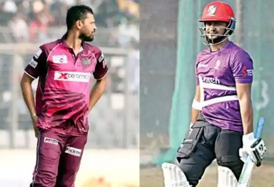 ক্রিকেট ম্যাচে সাকিব আল হাসান ও মাশরাফী বিন মুর্তজা মুখোমুখি. Channel i News - চ্যানেল আই নিউজ