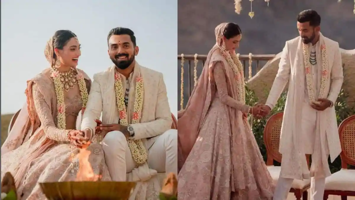 রাহুল-আথিয়া বিবাহের ছবি, দম্পতি ঐতিহ্যবাহী পোশাকে বিবাহের আনুষ্ঠানিকতা সম্পন্ন করছেন. Channel i News - চ্যানেল আই নিউজ