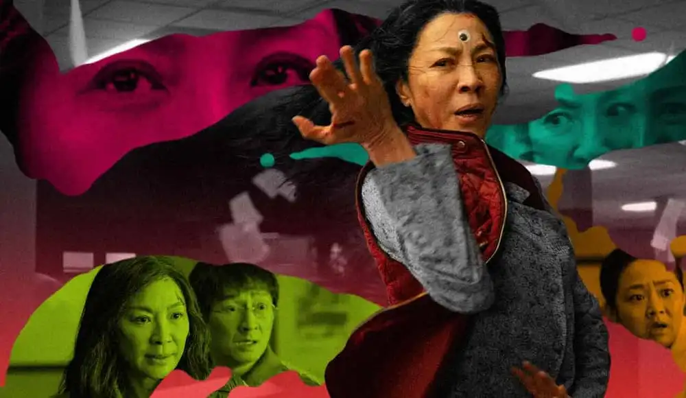 অস্কার মনোনয়নে 'এভরিথিং এভরিহোয়্যার' সিনেমার দৃশ্য, অভিনেত্রী অভিনয় করছেন. Channel i News - চ্যানেল আই নিউজ