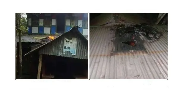ঘরে আগুন লাগার ছবি, ক্ষোভের কারণে পুলিশবিরোধী প্রতিবাদে সংঘর্ষ. Channel i News - চ্যানেল আই নিউজ