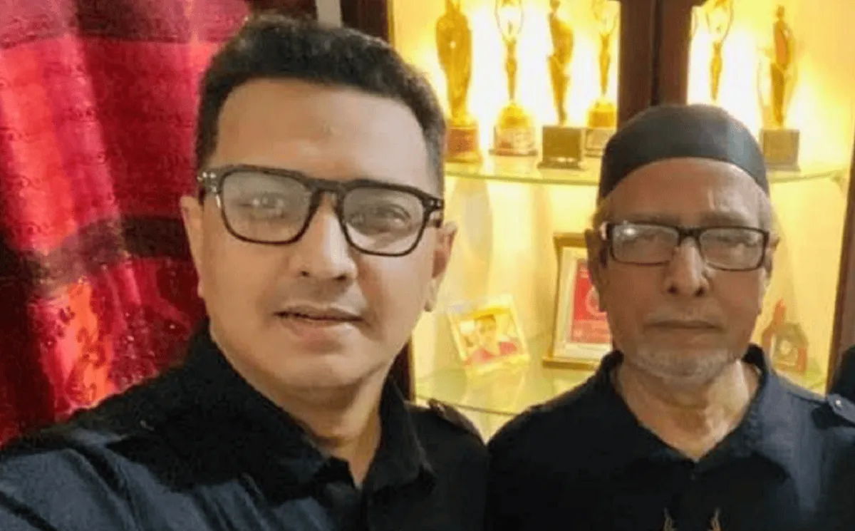 দুজন ব্যক্তি ছবি, একজন তরুণ ও একজন বৃদ্ধ, উভয়ই চশমা পরেছেন।. Channel i News - চ্যানেল আই নিউজ