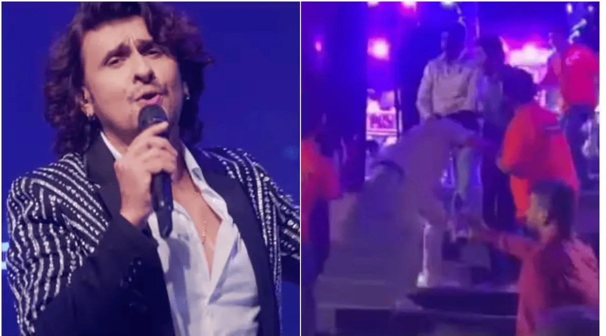 সোনু নিগমের কনসার্টে হামলার দৃশ্য, দর্শক ও নিরাপত্তা কর্মীরা উপস্থিত. Channel i News - চ্যানেল আই নিউজ