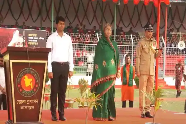 প্রধান অতিথি ও অতিথিরা স্বাধীনতা দিবসের অনুষ্ঠানে অংশগ্রহণ করছেন. Channel i News - চ্যানেল আই নিউজ