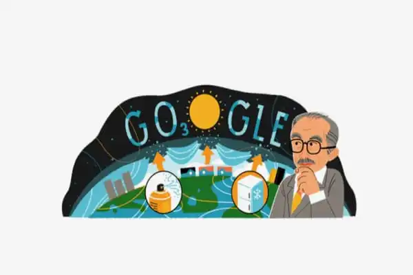 গুগল ডুডলে বিজ্ঞানী মারিও মোলিনা, জলবায়ু পরিবর্তন ও বৈজ্ঞানিক গবেষণা. Channel i News - চ্যানেল আই নিউজ