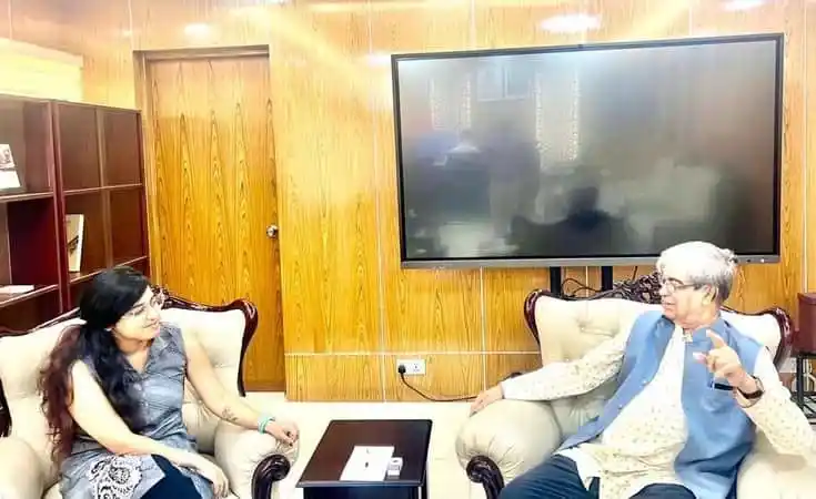 মোস্তাফা জব্বার ফেসবুকের বাংলাদেশ বিষয়ক কর্মকর্তার সাথে সাক্ষাৎ. Channel i News - চ্যানেল আই নিউজ
