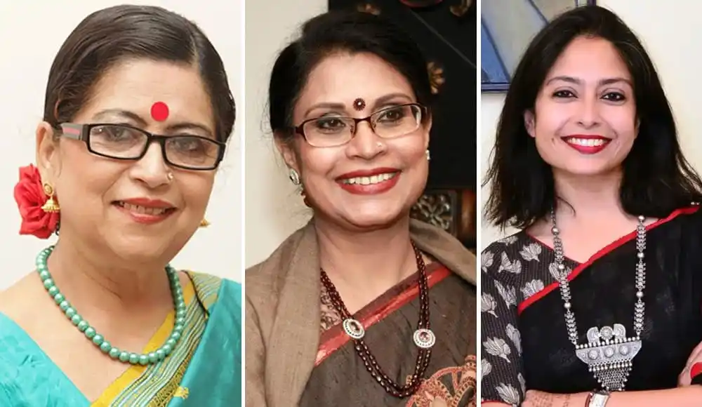 বাংলাদেশের সাংস্কৃতিক নেত্রী লায়লা হাসান, বন্যা ও কমলিনী সঙ্গে. Channel i News - চ্যানেল আই নিউজ