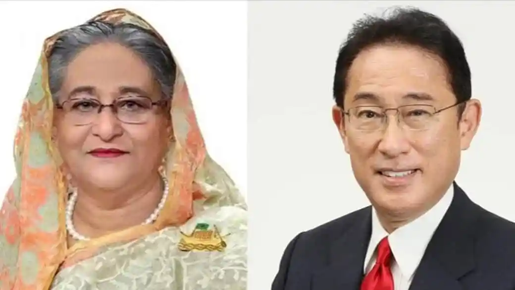 বাংলাদেশ ও জাপানের প্রতিনিধিরা একত্রে সাক্ষাৎকারে অংশগ্রহণ করছেন. Channel i News - চ্যানেল আই নিউজ