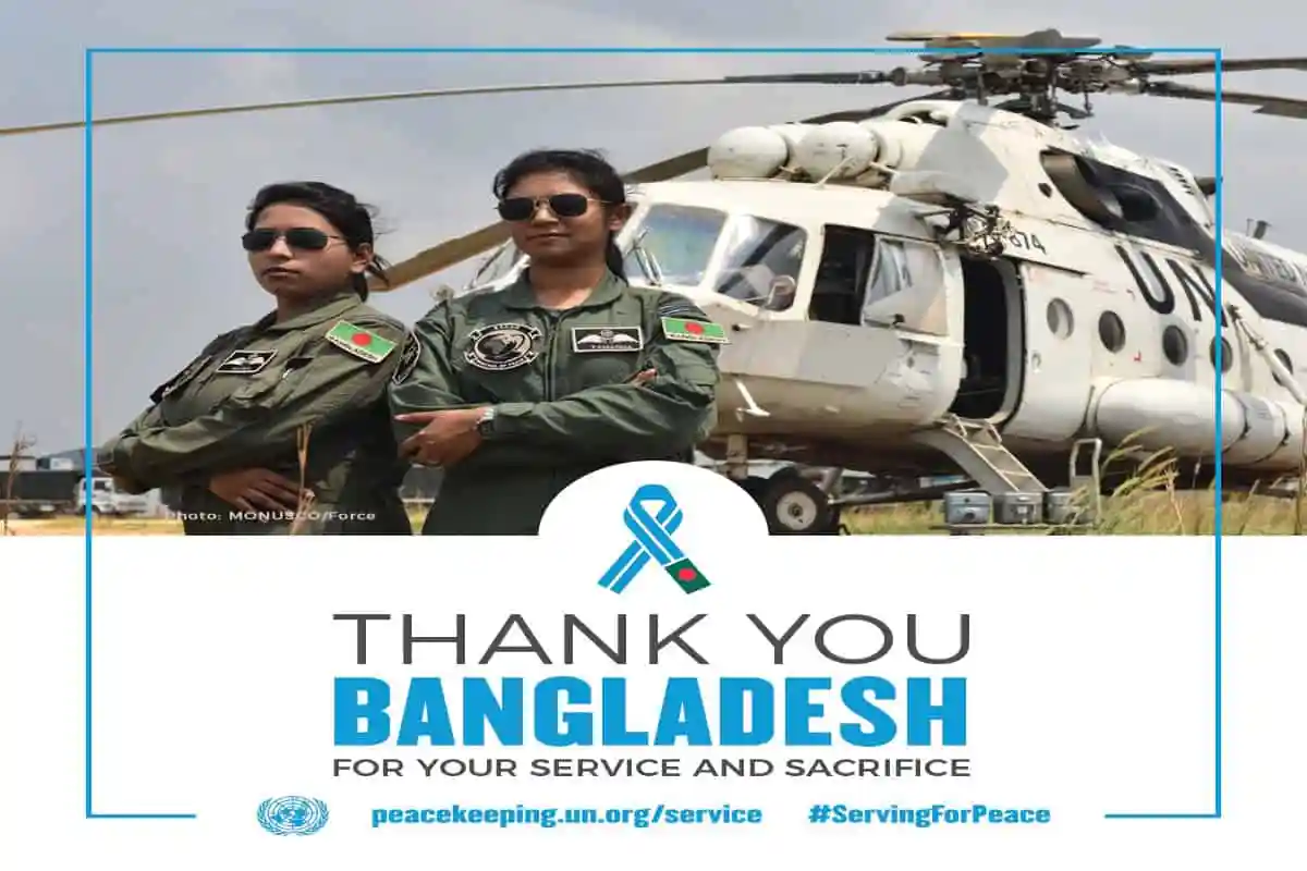 বাংলাদেশি শান্তিরক্ষীদের ধন্যবাদ জানিয়ে মার্কিন দূতাবাসের বার্তা. Channel i News - চ্যানেল আই নিউজ
