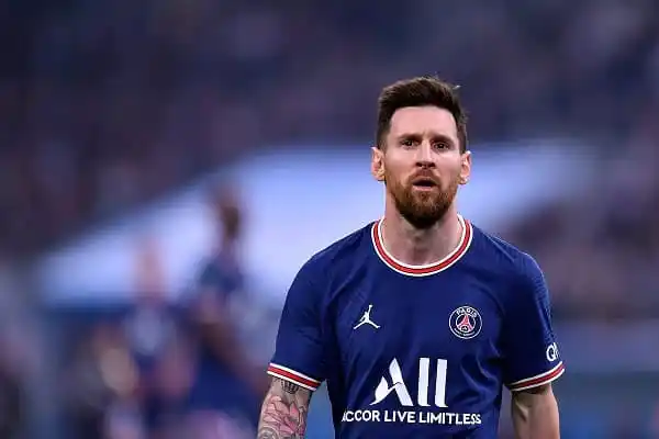Lionel Messi in Paris Saint-Germain jersey during a match. Channel i News - চ্যানেল আই নিউজ