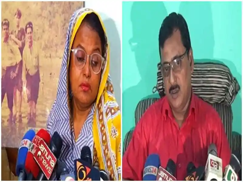 নেত্রী শেখ হাসিনা ও মোঃ আতিকুল ইসলাম সংবাদ সম্মেলনে বক্তৃতা করছেন. Channel i News - চ্যানেল আই নিউজ