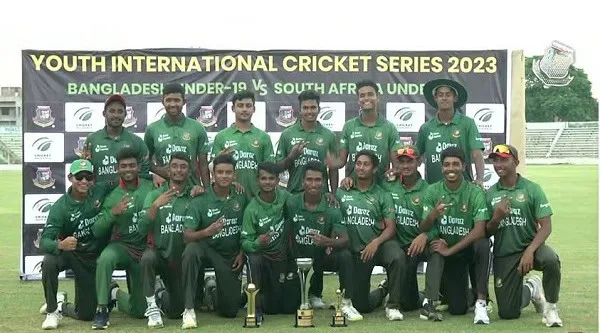 বাংলাদেশ যুব ক্রিকেট দল দক্ষিণ আফ্রিকা সিরিজ জিতেছে. Channel i News - চ্যানেল আই নিউজ