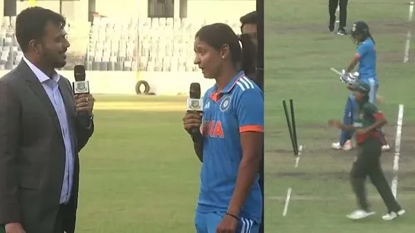 বাংলাদেশ নারী ক্রিকেট দলের খেলোয়াড় সাক্ষাৎকার নিচ্ছেন।. Channel i News - চ্যানেল আই নিউজ