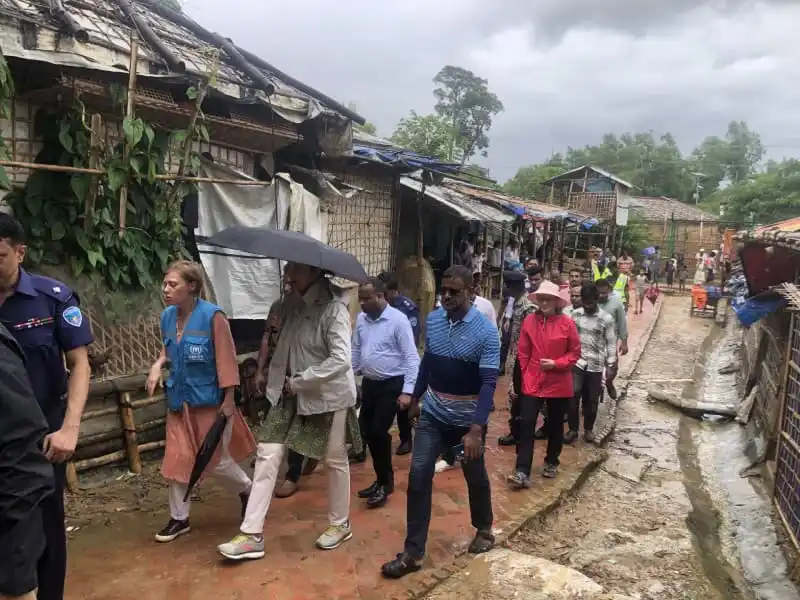 রোহিঙ্গারা মানবাধিকার ও প্রত্যাবাসনের জন্য বিক্ষোভ করছে. Channel i News - চ্যানেল আই নিউজ