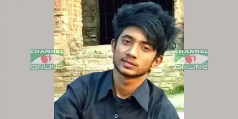 Young man with black hair wearing a black shirt outdoors. Channel i News - চ্যানেল আই নিউজ