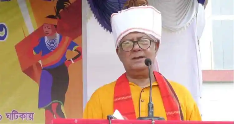 মামুনুর রশীদ একটি অনুষ্ঠানে বক্তৃতা দিচ্ছেন. Channel i News - চ্যানেল আই নিউজ