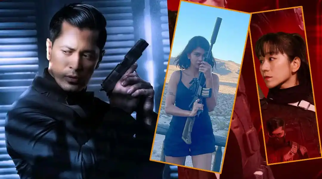 বাংলাদেশি সিনেমার মাসুদ রানা চরিত্রের তিনটি ছবি, একে অন্যের পাশে. Channel i News - চ্যানেল আই নিউজ