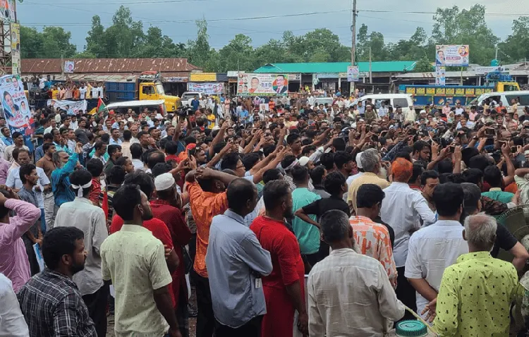 বিএনপির রোডমার্চের সমাবেশে হাজারো নেতাকর্মী উপস্থিত. Channel i News - চ্যানেল আই নিউজ
