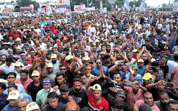 খুলনা থেকে যশোরে বিএনপির রোডমার্চে নেতাকর্মীদের ঢল. Channel i News - চ্যানেল আই নিউজ