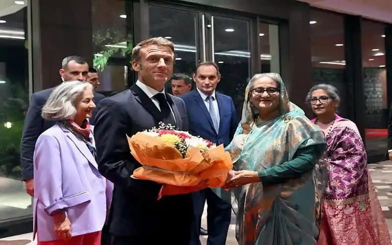প্রধানমন্ত্রী ও ফরাসি প্রতিনিধিদের মধ্যে সৌজন্য সাক্ষাৎ. Channel i News - চ্যানেল আই নিউজ