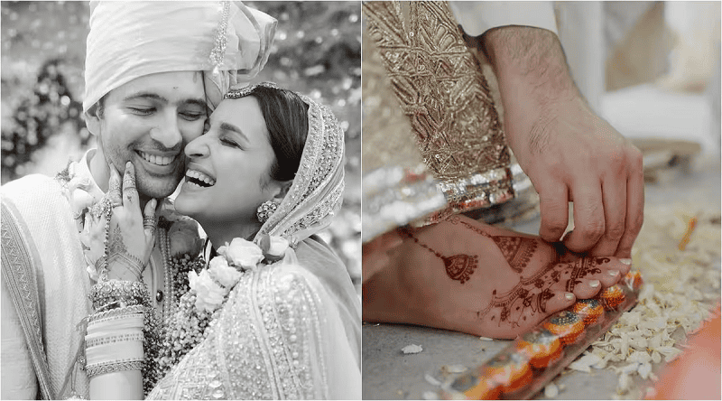 পরিণীতি-রাঘবের রূপকথার বিয়ের ছবি, প্রেম ও ঐতিহ্যের মিলন. Channel i News - চ্যানেল আই নিউজ