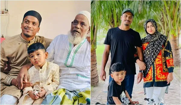 রুবেল ও তার পরিবারের ছবি, বাবা ও সন্তানদের সঙ্গে আনন্দময় মুহূর্ত. Channel i News - চ্যানেল আই নিউজ