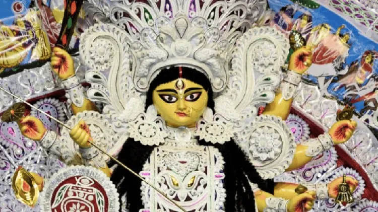 দুর্গা পূজার জন্য তৈরি সুন্দর প্রতিমা. Channel i News - চ্যানেল আই নিউজ