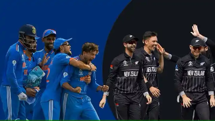 ভারত ও নিউজিল্যান্ডের ক্রিকেটাররা উল্লাসে মেতে উঠেছে. Channel i News - চ্যানেল আই নিউজ