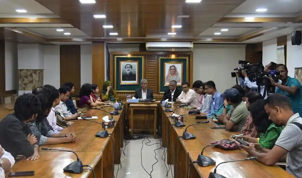 বিটিভি কর্মকর্তাদের সঙ্গে শিশু-কিশোর প্রতিভা উন্নয়ন বিষয়ক আলোচনা. Channel i News - চ্যানেল আই নিউজ