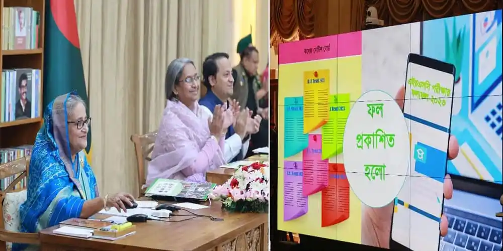 সংবাদ সম্মেলনে উপস্থিত বিভিন্ন ব্যক্তির ছবি, ডিজিটাল ডিভাইসের মাধ্যমে তথ্য উপস্থাপন. Channel i News - চ্যানেল আই নিউজ