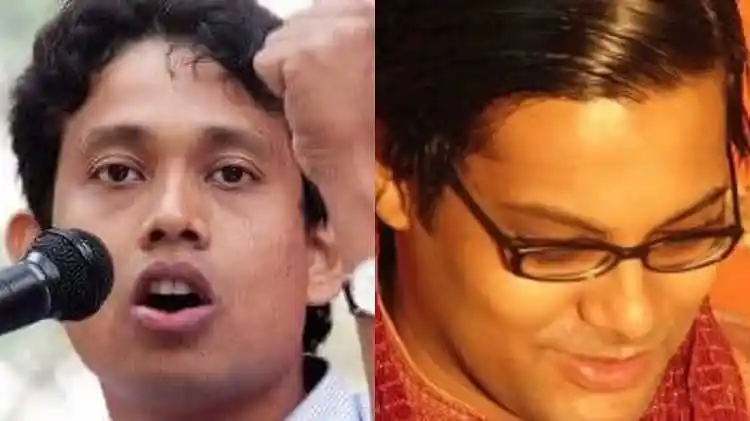বাংলাদেশের দুই তরুণের ছবি, একজন বক্তৃতা দিচ্ছেন, অন্যজন হাসছেন. Channel i News - চ্যানেল আই নিউজ