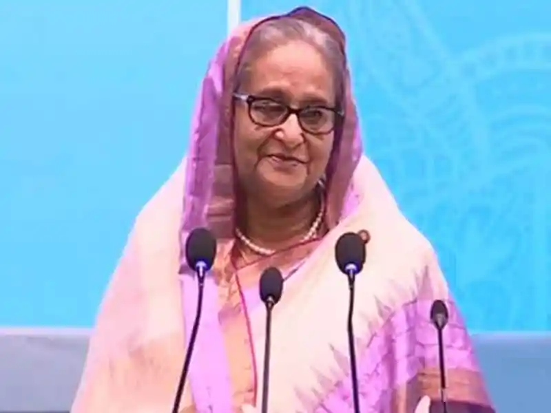 প্রধানমন্ত্রী শেখ হাসিনা নারী উন্নয়নে বক্তৃতা দিচ্ছেন. Channel i News - চ্যানেল আই নিউজ