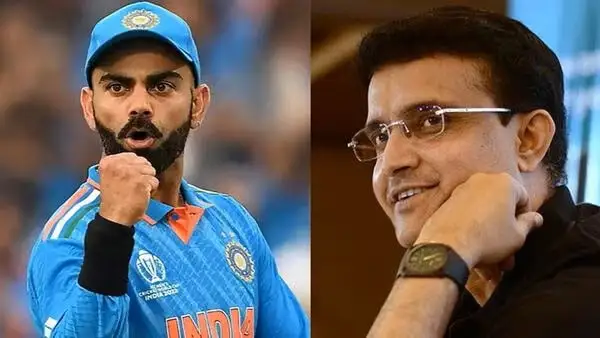 ভারতীয় ক্রিকেটার বিরাট কোহলি ও বাংলাদেশি কোচ গাঙ্গুলি. Channel i News - চ্যানেল আই নিউজ