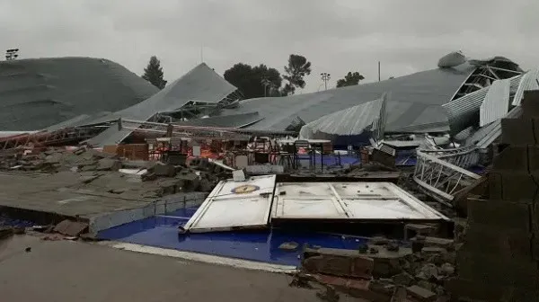 আর্জেন্টিনায় স্পোর্টস সেন্টার ধসে পড়ার দৃশ্য, ক্ষতিগ্রস্ত ভবন ও ধ্বংসাবশেষ. Channel i News - চ্যানেল আই নিউজ