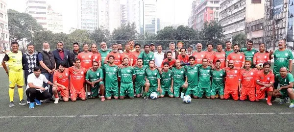 বাংলাদেশ ফুটবল দল স্বাধীন বাংলা দলের নামফলক উম্মোচন. Channel i News - চ্যানেল আই নিউজ