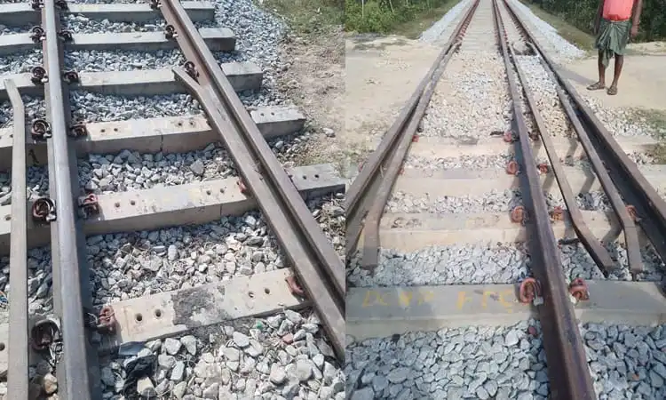 রেলপথের নাট-বল্টু খুলে নেওয়া, ট্রেন চলাচলে বিলম্বের কারণ. Channel i News - চ্যানেল আই নিউজ