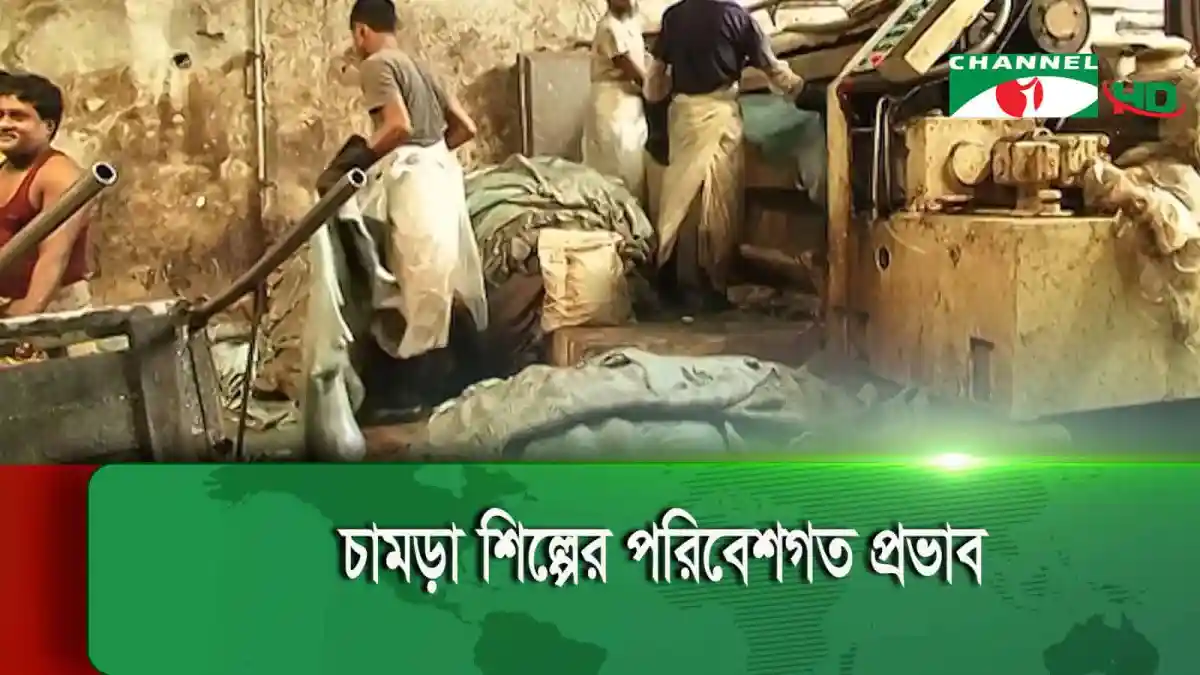 চামড়া শিল্পে শ্রমিকরা কাজ করছে ঝুঁকিপূর্ণ পরিবেশে. Channel i News - চ্যানেল আই নিউজ