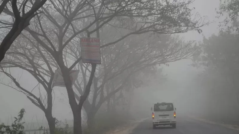 ঘন কুয়াশায় ঢাকা রাস্তা, যানবাহন চলাচল বন্ধের আশঙ্কা. Channel i News - চ্যানেল আই নিউজ