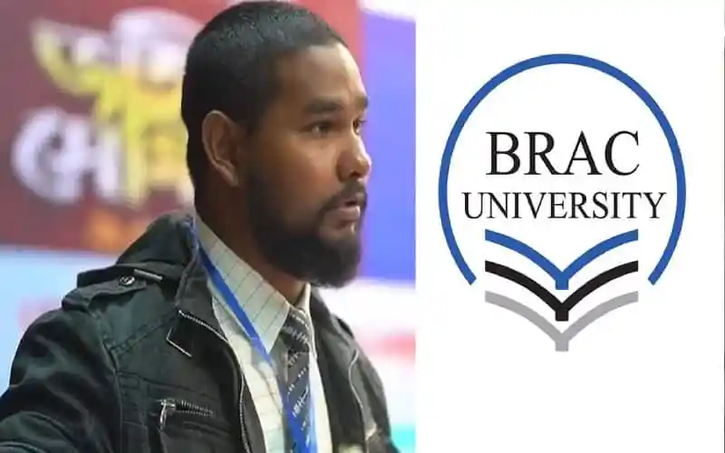 ব্র্যাক ইউনিভার্সিটির শিক্ষক আসিফের ছবি, তিনি একটি অনুষ্ঠানে অংশগ্রহণ করছেন. Channel i News - চ্যানেল আই নিউজ